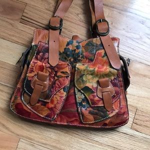 Patricia Nash Floral Leather Purse